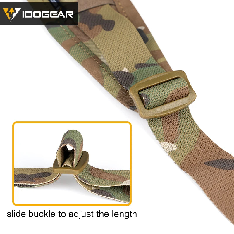 IDOGEAR Tactical R-ifle Slingster 2 Pontos Caça Quick Pull Ranger Verde 3428