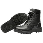 Sapatos masculinos de inverno com renda para montanhismo, botas militares táticas, botas de treinamento de caça respiráveis, botas leves