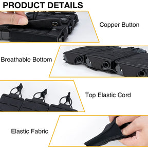 IDOGEAR Tático LSR 556 Mag Bolsa Triplo Mag Carrier MOLLE Bolsa Corte a Laser 3567