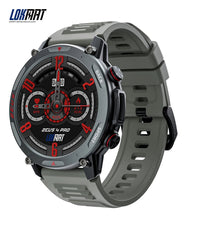 LOKMAT-Zeus 4 Pro Amoled relógio inteligente, tela redonda, BT Calls, Fitness Tracker, Monitor de freqüência cardíaca para telefone inteligente, 1,43