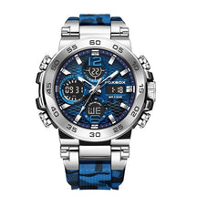 LIGE Digital Men Militar Watch 50m Relógio de pulso à prova d'água LED Relógio de quartzo Relógio esportivo Masculino Relógios grandes Homens Relogios Masculino