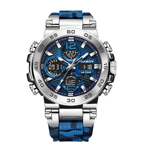 LIGE Digital Men Militar Watch 50m Relógio de pulso à prova d'água LED Relógio de quartzo Relógio esportivo Masculino Relógios grandes Homens Relogios Masculino