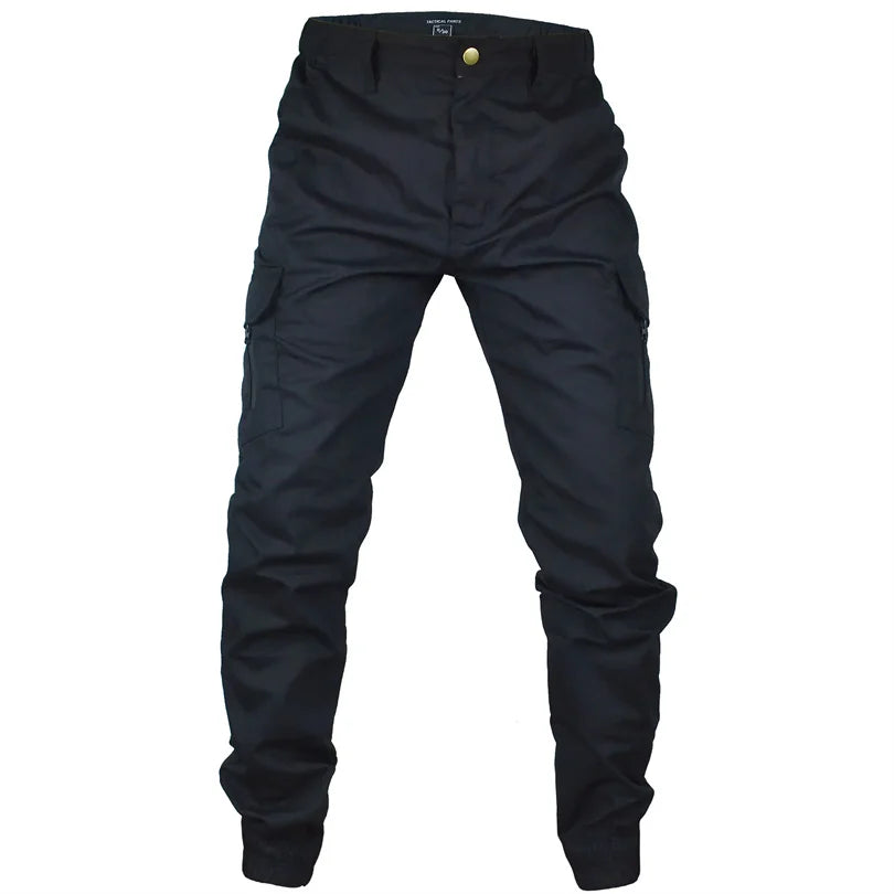 Mege tático joggers ao ar livre ripstop carga calças roupas de trabalho caminhadas calças streetwear masculino