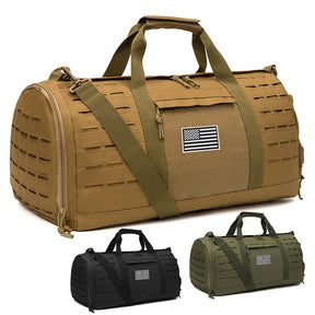 40l esporte ginásio saco tático viagem duffle saco para homens saco de treinamento de fitness com sapato basquete ao ar livre sacos de fim de semana