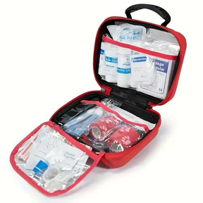 Kit compacto de primeiros socorros para animais de estimação para cães e gatos - suprimentos de emergência, camping e mochilas