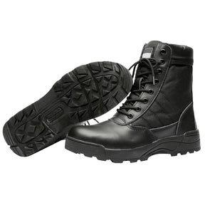 Sapatos masculinos de inverno com renda para montanhismo, botas militares táticas, botas de treinamento de caça respiráveis, botas leves