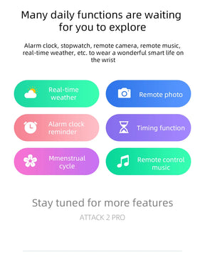 LOKMAT-ATTACK 2 PRO Sport Smart Watch, tela de toque redonda completa, chamadas Bluetooth, rastreador de fitness, smartwatches, monitor de freqüência cardíaca