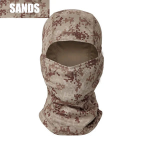 Balaclava Tático Multicam, Máscara Facial Completa, Capa Escudo, Chapéu De Ciclismo E Caça, Cachecol De Camuflagem