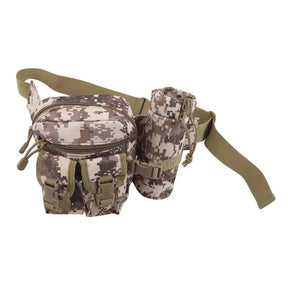 Pochete de nylon à prova d'água, masculina, tática, militar, exército, cintura, caminhadas, acampamento ao ar livre, cinto de ombro, esporte, bolsas de peito