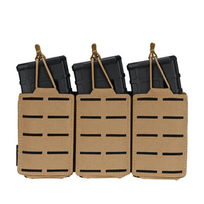 IDOGEAR Tático LSR 556 Mag Bolsa Triplo Mag Carrier MOLLE Bolsa Corte a Laser 3567