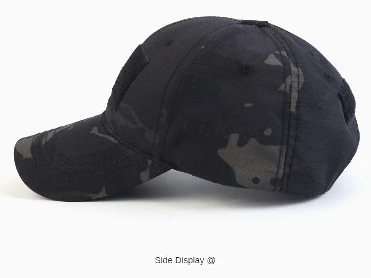 Boné de beisebol camuflado ao ar livre masculino tático CP chapéu ajustável esportes ciclismo boné de língua de pato