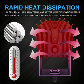 3 Polegada led holofotes de trabalho 12v 24v pod luzes faróis para motocicletas inundação led barra luzes nevoeiro para carro caminhão 4x4 fora da estrada atv