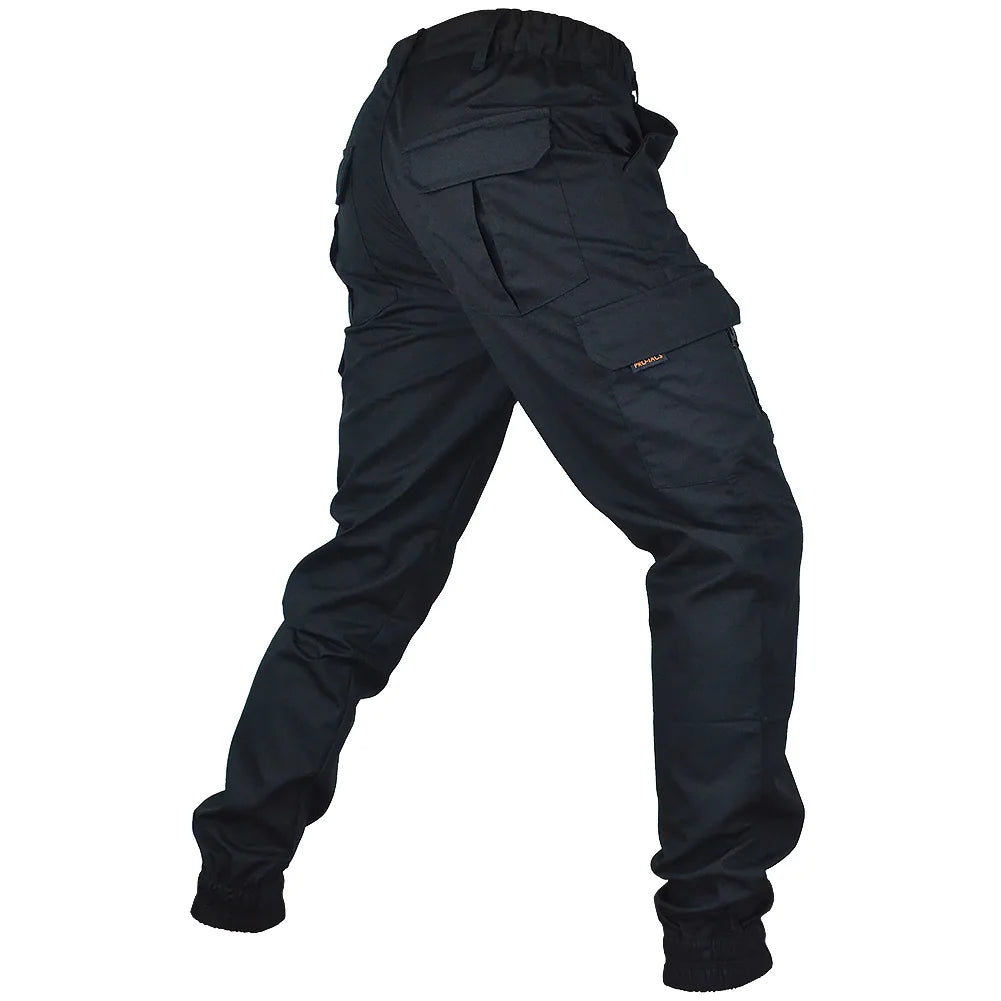 Mege tático joggers ao ar livre ripstop carga calças roupas de trabalho caminhadas calças streetwear masculino