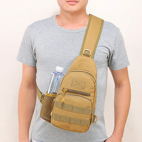 Ao ar livre tático camuflagem chaleira pacote de peito sacos dos homens caminhadas mochila náilon caça pesca molle exército trekking bolsa ombro