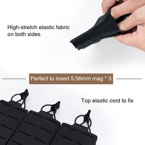 IDOGEAR Tático LSR 556 Mag Bolsa Triplo Mag Carrier MOLLE Bolsa Corte a Laser 3567