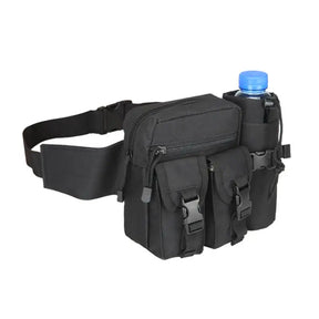 Pochete de nylon à prova d'água, masculina, tática, militar, exército, cintura, caminhadas, acampamento ao ar livre, cinto de ombro, esporte, bolsas de peito