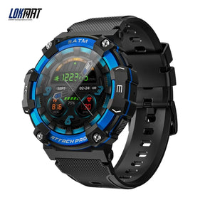 LOKMAT-ATTACK 2 PRO relógios inteligentes para homens e mulheres, fitness, esportes ao ar livre, monitoramento de saúde, compatível com android, ios