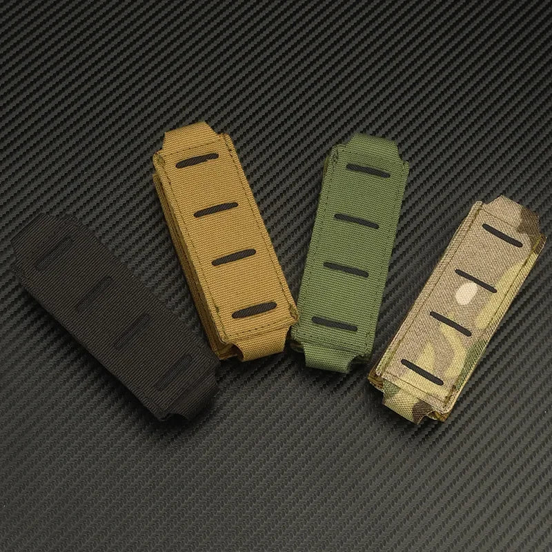 Molle 9mm bolsa de revista ao ar livre único mag titular universal corte a laser lanterna bolsa faca bolso caça engrenagem