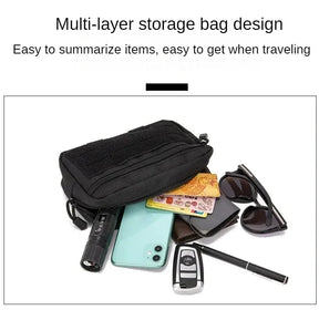 Molle tático edc bolsa kit de primeiros socorros bolsa de telefone celular titular pacote cintura emergência emt ferramenta utilitária malotes sacos caça