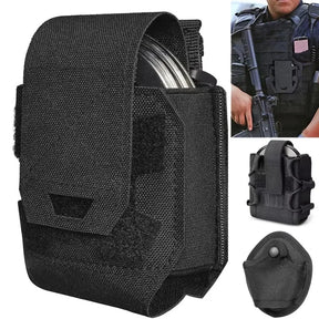 Manilhas titular tático algemas molle bolsa manilhas caso coldre universal liberação rápida punhos padrão para colete