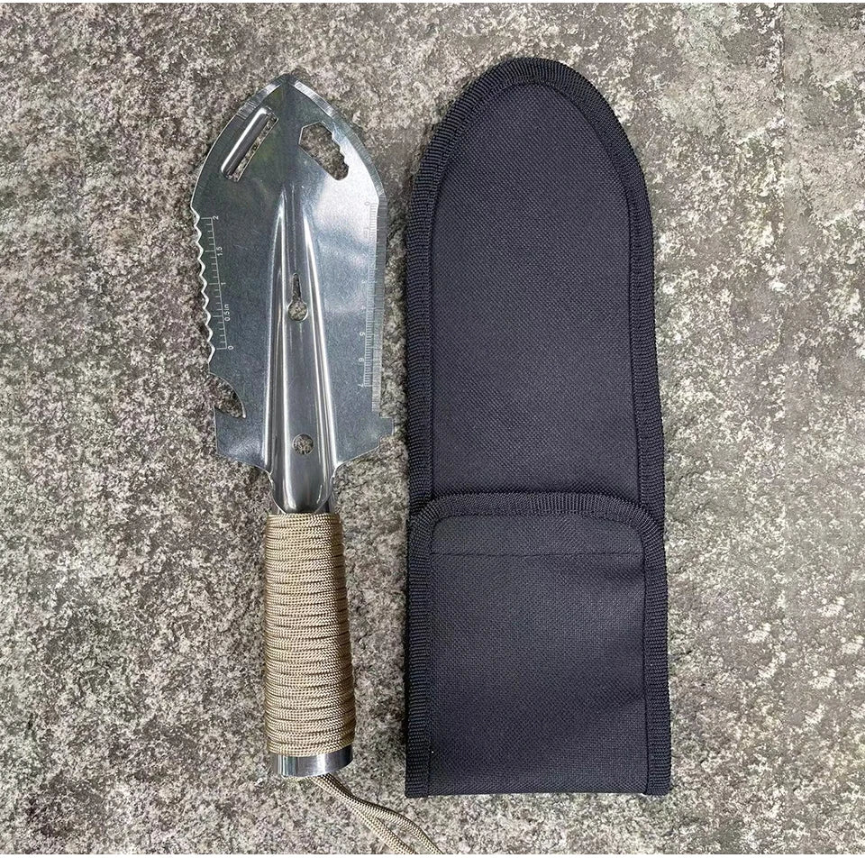 Pá Pinic portátil para acampar, Artilharia multifuncional, Equipamento de sobrevivência ao ar livre, Garden Tool, Caminhadas e Viajando