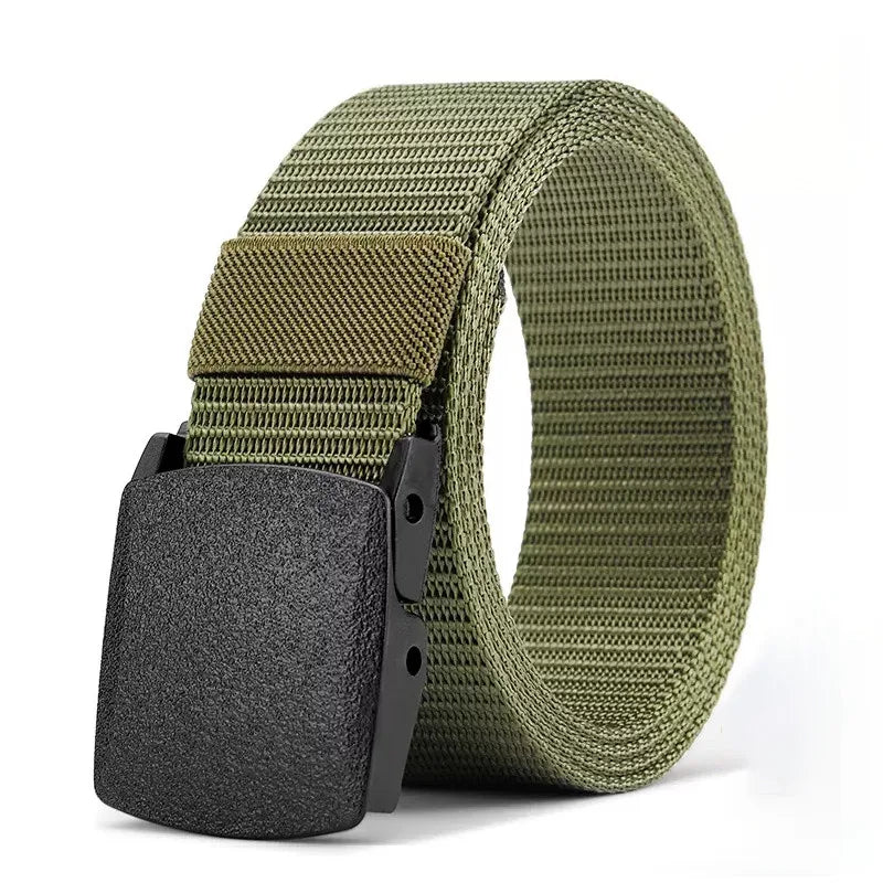 Fivela automática Nylon Masculino Exército Tático Cinto Mens Cintura Militar Canvas Cintos Alta Qualidade Strap