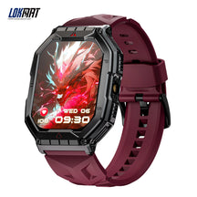 Lokmat oceano 3 pro esporte relógio inteligente robusto fitness à prova dwaterproof água smartwatches monitor de freqüência cardíaca relógio tela toque completo