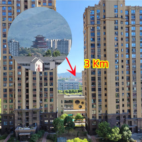 9000x25 hd zoom portátil poderoso binóculos de longo alcance bak4 telescópio jumelles óptica dobrável para caça ao ar livre acampamento