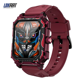 LOKMAT-Oceano Max esporte relógio inteligente, navio emblemático, impermeável, Fitness Tracker, chamadas BT, freqüência cardíaca, sangue, monitor de oxigênio, novo