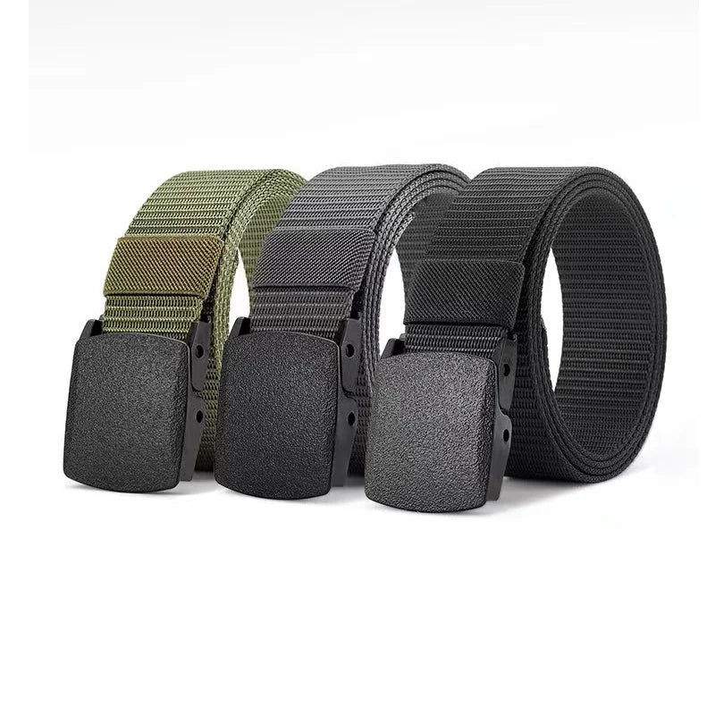 Fivela automática Nylon Masculino Exército Tático Cinto Mens Cintura Militar Canvas Cintos Alta Qualidade Strap