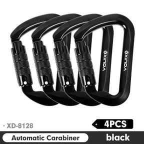 Xinda mosquetão ao ar livre escalada montanha pouso 30kn equipamento de operação de alta altitude liga alumínio fivela de segurança gancho