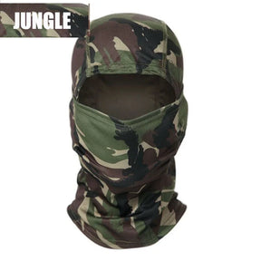 Balaclava Tático Multicam, Máscara Facial Completa, Capa Escudo, Chapéu De Ciclismo E Caça, Cachecol De Camuflagem