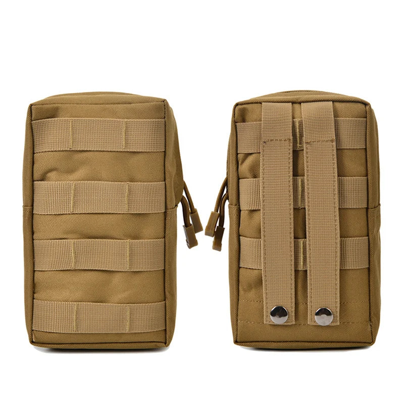 600D Oxford Outdoor Bag EDC Molle Ferramenta Zíper Acessórios de cintura Cinto durável Bolsa de camuflagem Airsoft