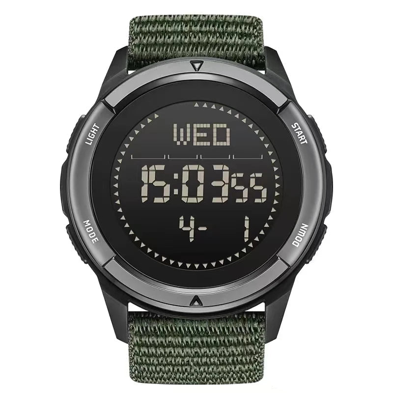 North edge relógio masculino alpes 45mm esportes ao ar livre natação metrônomo bússola à prova dwaterproof água caso de fibra carbono pulseira de náilon relógio masculino