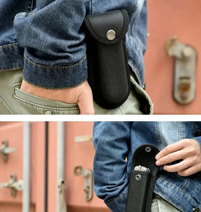 Novo edc tático facas capa sacos de náilon oxford conjunto faca dobrável embalagem caso náilon presente conjunto faca alicate bainha bolsa