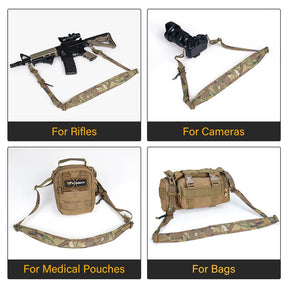 IDOGEAR Tactical R-ifle Slingster 2 Pontos Caça Quick Pull Ranger Verde 3428