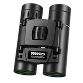 9000x25 hd zoom portátil poderoso binóculos de longo alcance bak4 telescópio jumelles óptica dobrável para caça ao ar livre acampamento