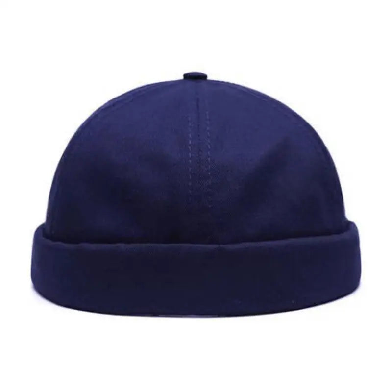 2024 novo gorro hip hop solidéu na moda cor streetwear portátil melão boné moda headwear bonés painéis elásticos hip hop chapéu