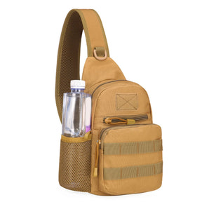 Ao ar livre tático camuflagem chaleira pacote de peito sacos dos homens caminhadas mochila náilon caça pesca molle exército trekking bolsa ombro