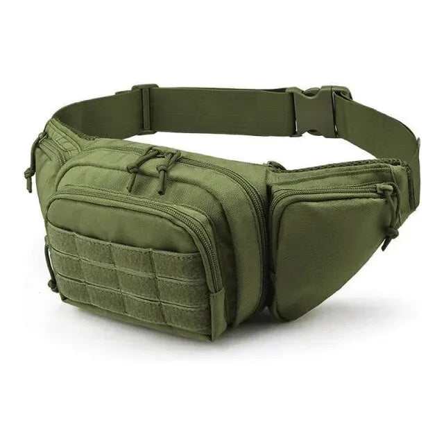 Pacote de cintura tático para homens, Nylon Body ypack, Bolsa telefônica para caminhadas, esportes ao ar livre, Armygreen, caça, escalada, cinto de acampamento, sacos de airsoft CS