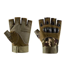 Meio dedo luvas masculinas ao ar livre militar tático luvas esportes tiro caça airsoft motocicleta ciclismo luvas