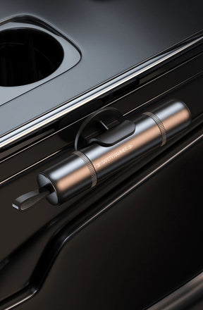 Martelo de segurança para carro 2 em 1, disjuntor de vidro de emergência, corte do cinto de segurança, alta dureza, aço de tungstênio, ferramenta de resgate, acessórios automotivos