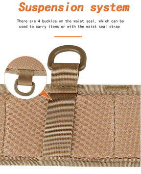 JSJM-Cinto Tático Acolchoado Ajustável para Homens, Trabalho ao Ar Livre, Combate CS, Caça, Paintball, Cintos, Bolso