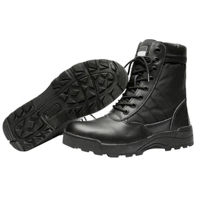 Sapatos masculinos de inverno com renda para montanhismo, botas militares táticas, botas de treinamento de caça respiráveis, botas leves