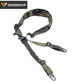 IDOGEAR Tactical R-ifle Slingster 2 Pontos Caça Quick Pull Ranger Verde 3428