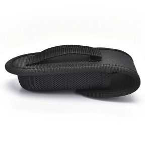 Bainha preta dobrável faca alicate saco bolsa caso bainha cinto de náilon laço bolso transportar armazenamento lanterna titular pacote cintura