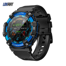 LOKMAT-ATTACK 2 PRO Sport Smart Watch, tela de toque redonda completa, chamadas Bluetooth, rastreador de fitness, smartwatches, monitor de freqüência cardíaca