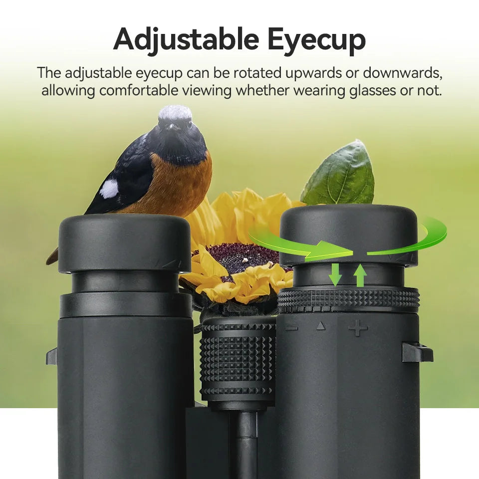 Svbony f9333a/f9333b binóculos 10x42/8x32 telescópio poderoso profissional hd equipamento de acampamento de longo alcance para viagens suv