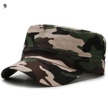 Chapéus camuflados vintage bonés de beisebol de topo plano para homens chapéus esportivos ao ar livre cadetes protetor solar chapéus