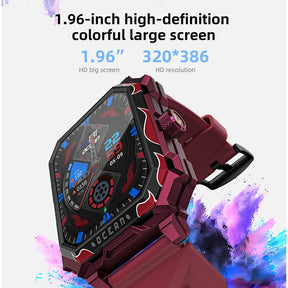 LOKMAT-Oceano Max esporte relógio inteligente, navio emblemático, impermeável, Fitness Tracker, chamadas BT, freqüência cardíaca, sangue, monitor de oxigênio, novo